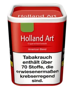 Holland Art Feinschnitt-Tabak American Blend Rot Dose