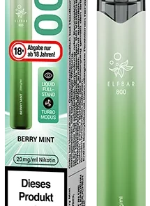 Elfbar 800 Berry Mint 20 mg/ml Einweg E-Zigarette