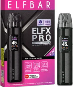 ELFBAR ELFX PRO – Pod Kit – Black