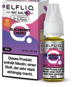 Elfliq by Elfbar – Liquid Blackberry Cherry – 10 mg/ml