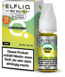 Elfliq by Elfbar – Liquid Lemon Mint – 20 mg/ml