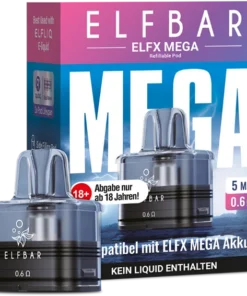 Elfbar Elfx Mega Refillable Pod 0,6 Ohm 5 ml