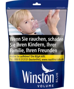 Winston Tabak Blue Beutel