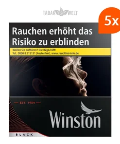 Stange Winston Black Zigaretten Big Pack 6XL
