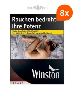 Stange Winston Black Zigaretten Big Pack XXL