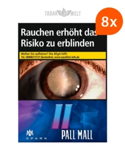 Stange Pall Mall Spark Zigaretten Giga