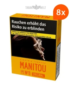 Stange Manitou Organic Blend No.8 Gold Zigaretten XL