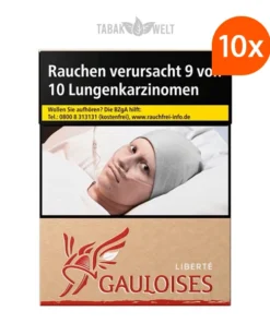 Stange Gauloises Blondes Liberté Rot Zigaretten Original Pack