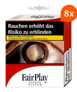 Stange Fair Play Filter Zigaretten Red XXXL