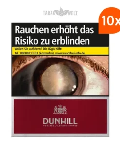 Stange Dunhill International Red Zigaretten Original Pack