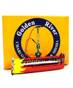 Golden River Shishakohle, 40 mm, 10 Rollen je 10 Tabletten (insg. 100 Stück)