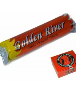 Golden River Shishakohle 33 mm, 10 Rollen je 10 Tabletten (120 Stück)