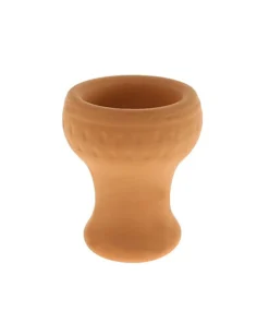 Shishakopf Ton Natur, 8,3 cm, 2,4 cm Öffnung