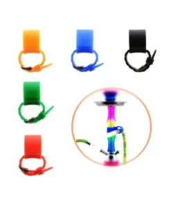 Shishaschlauch – Halter Silikon, versch. Farben, 10er Set