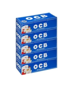 OCB Blau, 200 Hülsen, 5er Gebinde