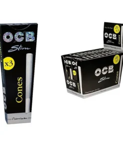 OCB Cones Schwarz Premium Slim 20 x 3 Stück