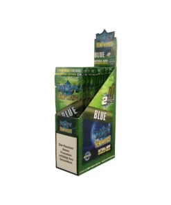 Juicy Blunts Hemp Wraps – BLUE (Blacknblue), 25er Display
