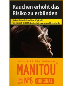 Manitou Zigaretten No.8 Gold Organic Blend