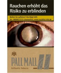 Pall Mall Zigaretten Authentic Silver OP