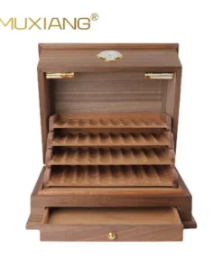 Handgefertigter Zigarrenschrank aus Holz
