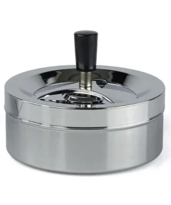 Drehaschenbecher „Merkur“ Metall, Ø 14 cm