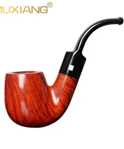 MUXIANG Briar Smooth & Sandblasted Hungarian Big Bend Pipe