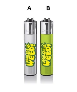 Clipper LEGALIZE WEED – Beide Motive
