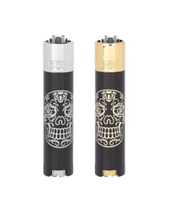 Clipper Mexican Skulls Metall
