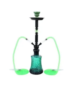 Shisha „Big Mike“ Grün, 58 cm, 2 Schläuche