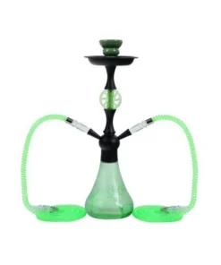 Shisha „Branch“ Grün, 44 cm, 2 Schläuche