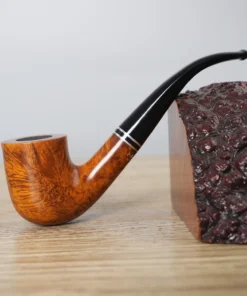 Hand Carved Classic Curved Handle Pipe