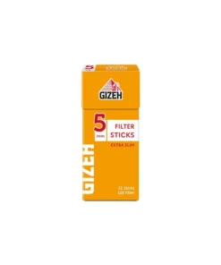 5 Stück Gizeh Filter Sticks Extra Slim 5,0mm, 126 Filter