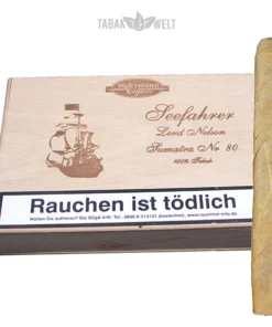 Woermann Cigars Seefahrer Zigarren LORD NELSON SUMATRA NO.80