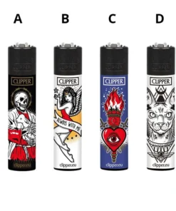 Clipper Large TATTOO 3 – Alle 4 Motive