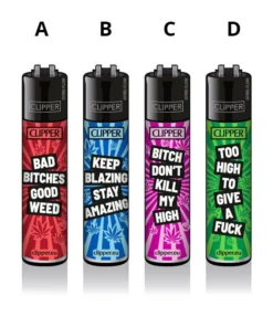 Clipper Large WEED STATEMENT – Alle 4 Motive