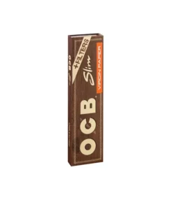 5 Stück OCB KS Virgin Ungebleicht Slim + Tips je 32 Blatt + 32 Tips