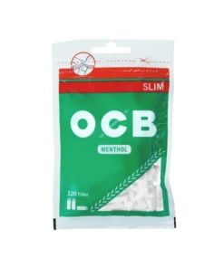 5 Stück OCB Filter Slim Menthol 6 mm je 120 Filter