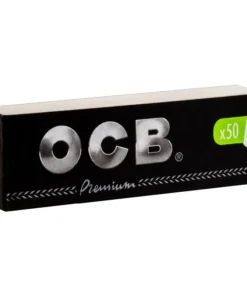 Box – OCB Filter Tips Schwarz Premium 25 Hefte je 50 Blatt