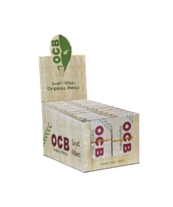 5 Stück OCB kurz Organic Double + Tips, 100 Blatt und 100 Filter Tips
