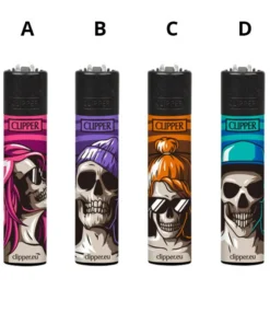 Clipper Large SKULLS 18 – Alle 4 Motive