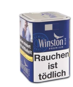 Winston Cigarette Tobacco Blue Tin-M, 58g