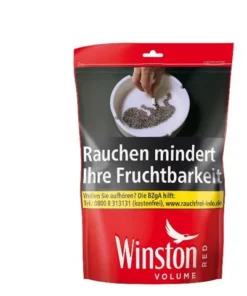 Winston Volume Tobacco Red Zip Bag-XXL, 95g