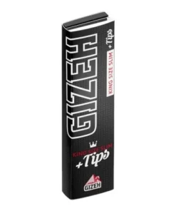 Gizeh Black King Size Slim Zigarettenpapier + Tips Einzelpackung