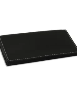 Feinschnitt – Tasche, Leder, Schwarz 16×8,5 cm