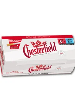 Chesterfield Red Extra Zigarettenhülsen, 250er