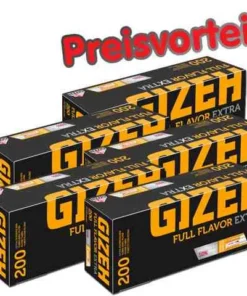 5 x Gizeh Extra Zigarettenhülsen, 200er