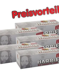 5 x Harris Zigarettenhülsen, 200er