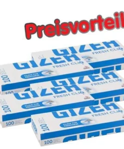 5 x Gizeh Fresh Cliq Filterhülsen, 100er