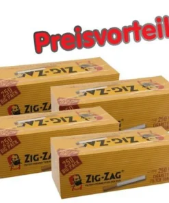 4 x Zig Zag Hülsen, 250er