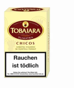 Tobajara Chicos Sumatra Zigarillos, 50er